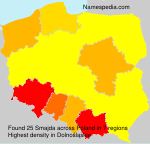Surname Smajda in Poland Surname Smajda in Poland