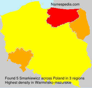 Surname Smarkiewicz in Poland Surname Smarkiewicz in Poland