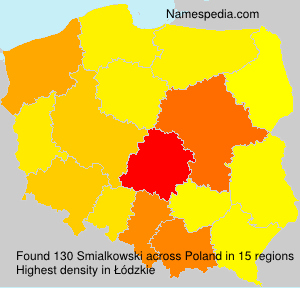 Surname Smialkowski in Poland Surname Smialkowski in Poland