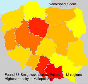 Surname Smigowski in Poland Surname Smigowski in Poland