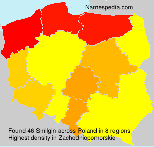 Surname Smilgin in Poland Surname Smilgin in Poland