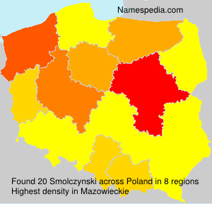 Surname Smolczynski in Poland Surname Smolczynski in Poland
