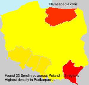Surname Smoliniec in Poland Surname Smoliniec in Poland