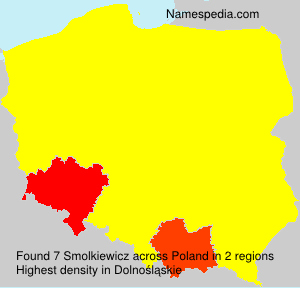 Surname Smolkiewicz in Poland Surname Smolkiewicz in Poland