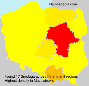 Surname Smoluga in Poland Surname Smoluga in Poland