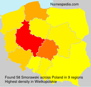 Surname Smorawski in Poland Surname Smorawski in Poland