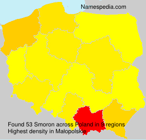 Surname Smoron in Poland Surname Smoron in Poland