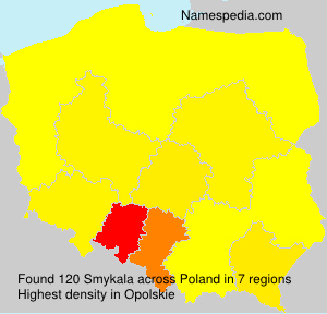 Surname Smykala in Poland Surname Smykala in Poland