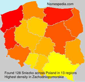Surname Sniezko in Poland Surname Sniezko in Poland