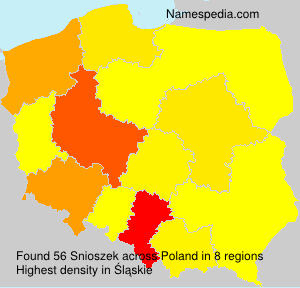 Surname Snioszek in Poland