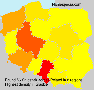 Surname Snioszek in Poland Surname Snioszek in Poland
