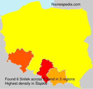 Surname Snitek in Poland Surname Snitek in Poland
