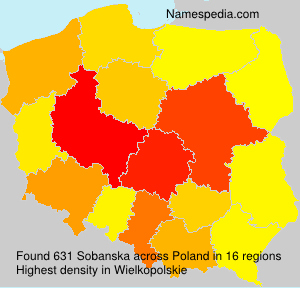 Surname Sobanska in Poland Surname Sobanska in Poland
