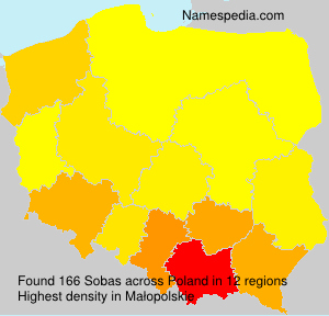 Surname Sobas in Poland Surname Sobas in Poland