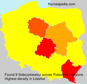 Surname Sobczykiewicz in Poland Surname Sobczykiewicz in Poland