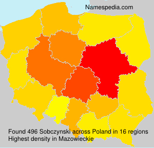 Surname Sobczynski in Poland Surname Sobczynski in Poland