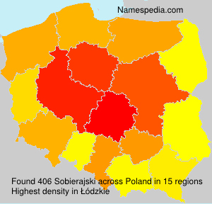 Surname Sobierajski in Poland Surname Sobierajski in Poland
