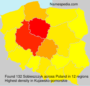 Surname Sobieszczyk in Poland Surname Sobieszczyk in Poland