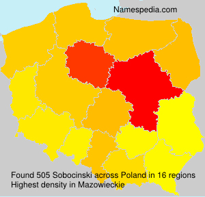 Surname Sobocinski in Poland Surname Sobocinski in Poland