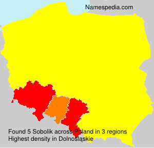 Surname Sobolik in Poland Surname Sobolik in Poland
