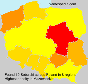 Surname Sobulski in Poland Surname Sobulski in Poland