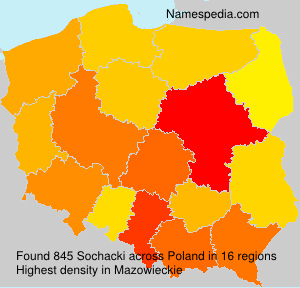 Surname Sochacki in Poland Surname Sochacki in Poland