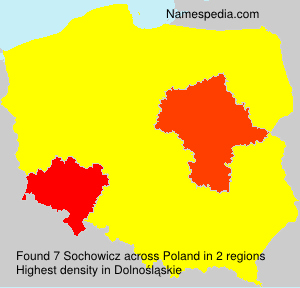 Surname Sochowicz in Poland Surname Sochowicz in Poland