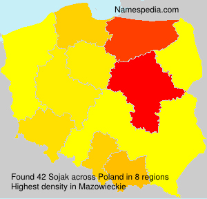 Surname Sojak in Poland