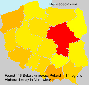 Surname Sokulska in Poland Surname Sokulska in Poland