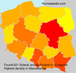 Surname Solecki in Poland Surname Solecki in Poland