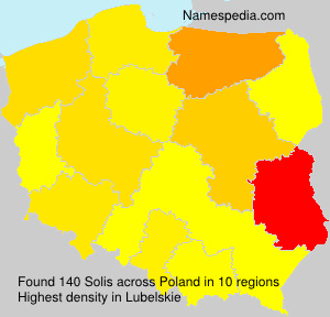 Surname Solis in Poland Surname Solis in Poland