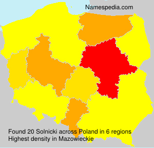 Surname Solnicki in Poland Surname Solnicki in Poland
