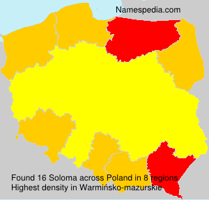 Surname Soloma in Poland Surname Soloma in Poland