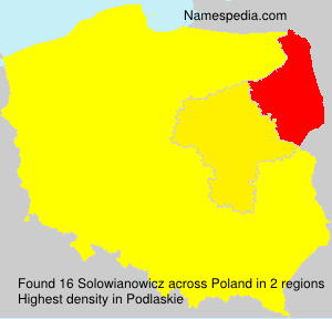 Surname Solowianowicz in Poland Surname Solowianowicz in Poland