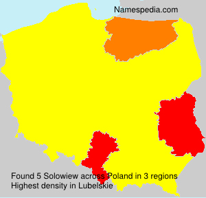 Surname Solowiew in Poland Surname Solowiew in Poland