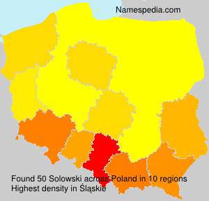 Surname Solowski in Poland Surname Solowski in Poland
