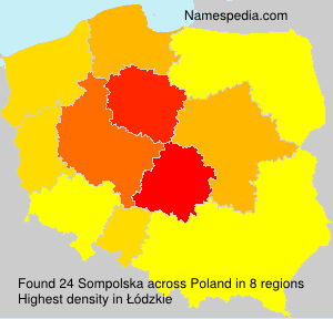 Surname Sompolska in Poland Surname Sompolska in Poland