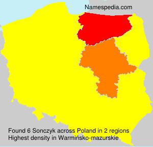 Surname Sonczyk in Poland Surname Sonczyk in Poland