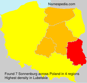Surname Sonnenburg in Poland Surname Sonnenburg in Poland