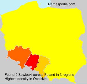 Surname Sowiecki in Poland Surname Sowiecki in Poland