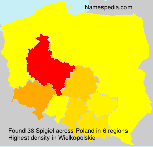 Surname Spigiel in Poland Surname Spigiel in Poland