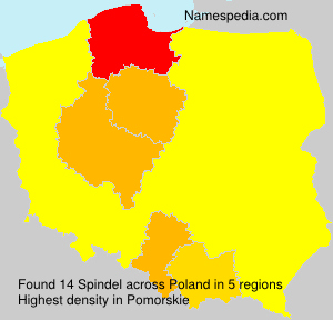 Surname Spindel in Poland Surname Spindel in Poland