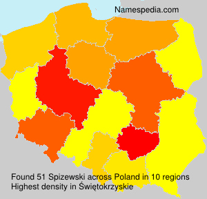 Surname Spizewski in Poland Surname Spizewski in Poland