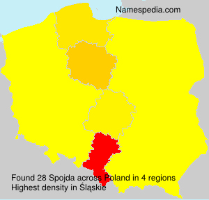 Surname Spojda in Poland Surname Spojda in Poland