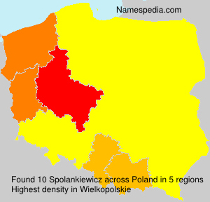 Surname Spolankiewicz in Poland Surname Spolankiewicz in Poland