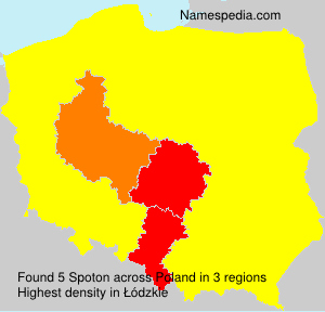 Surname Spoton in Poland Surname Spoton in Poland