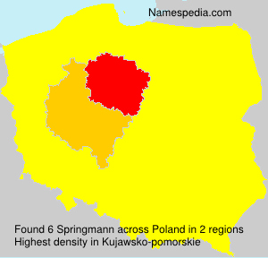 Surname Springmann in Poland Surname Springmann in Poland
