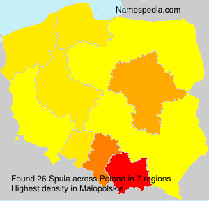 Surname Spula in Poland Surname Spula in Poland