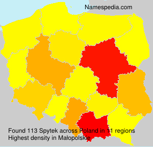 Surname Spytek in Poland Surname Spytek in Poland