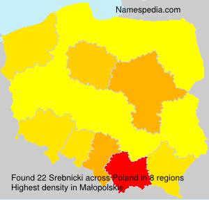 Surname Srebnicki in Poland Surname Srebnicki in Poland
